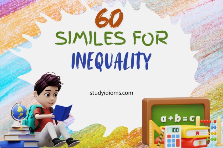 similes for inequality